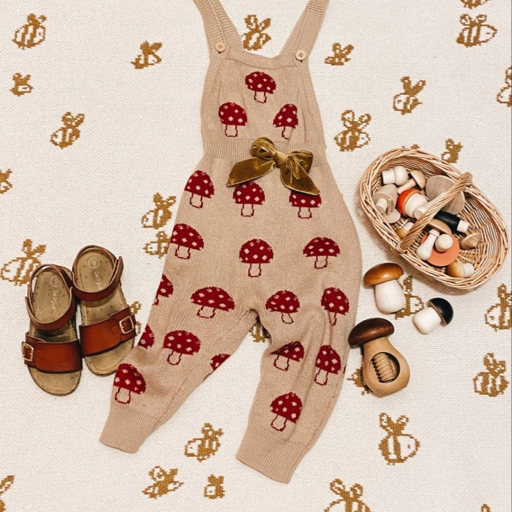 Fin & Vince Toadstool/Mushroom Overalls